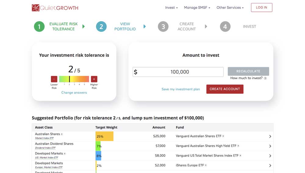 Quiet Growth Pre-Investment Dashboard